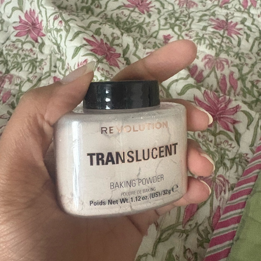 Revolution Cream and Black Setting Powder